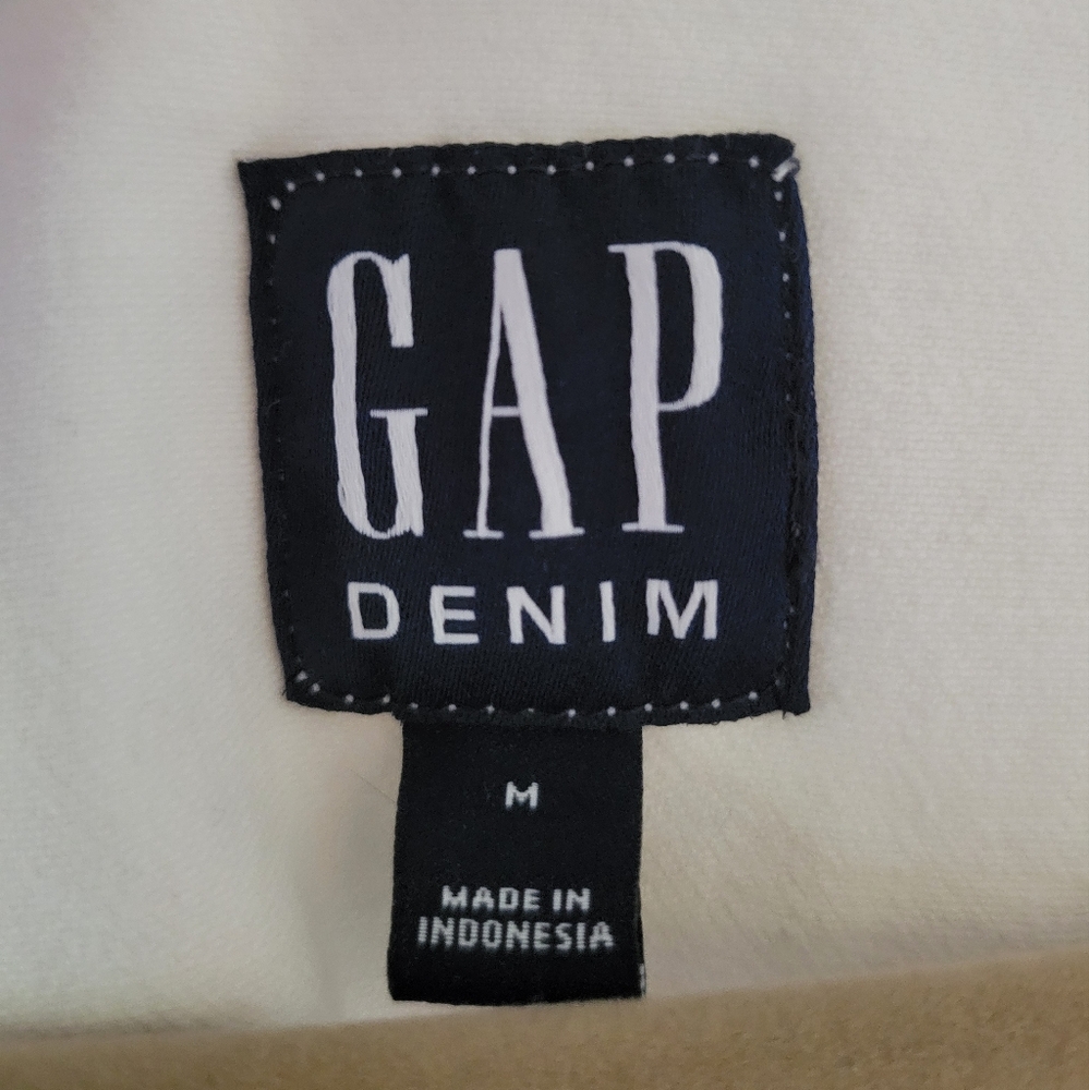 NWT Gap Factory White Denim Jacket - Picture 7 of 11